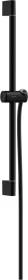 Hansgrohe Unica Brausestange Pulsify S 65cm mit Push Handbrausehalter und Isiflex Brauseschlauch 160cm mattschwarz