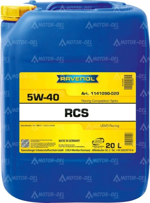 Ravenol RCS Racing Competition Synto SAE 5W-40 20l