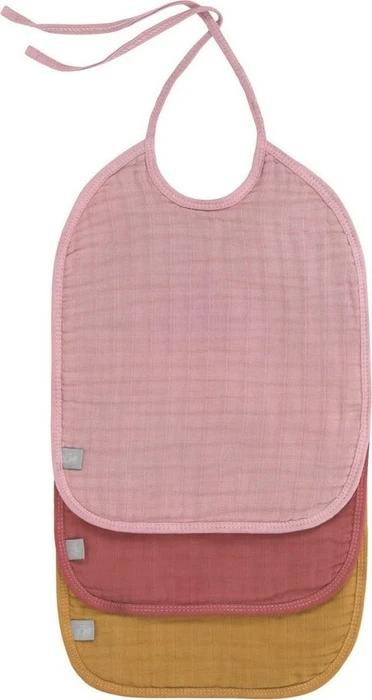 Lässig Mull Lätzchen Rose, 3 Stück (1312026972)