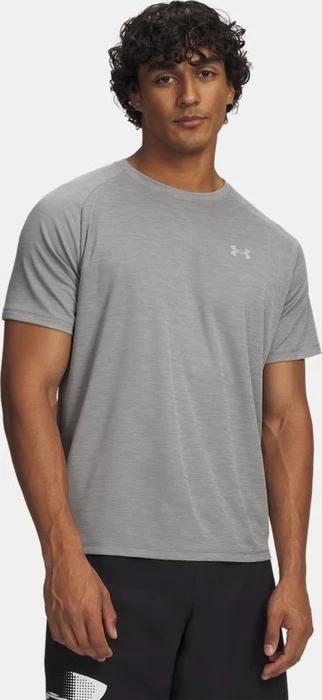 Under Armour Tech Textured Funktionsshirt kurzarm clay green/titanium (Herren)