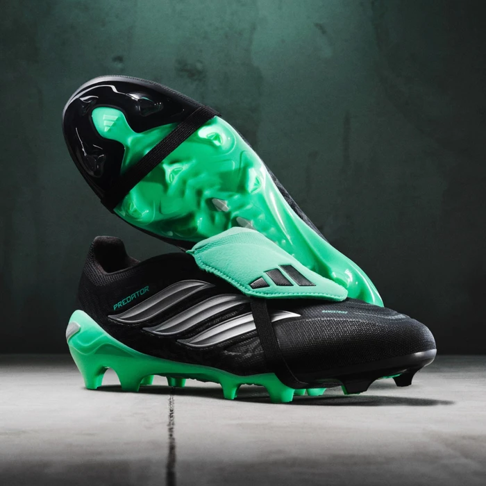 adidas Predator League Fold-Over Tongue FG core black/silver metallic/pulse mint