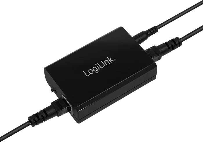 LogiLink Gigabit PoE-Splitter, 2x RJ-45, PoE+ PD
