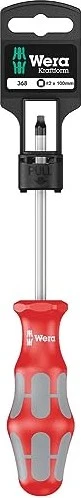 Wera Kraftform Plus Serie 300 368 SB Innenvierkant Schraubendreher, R2x80mm