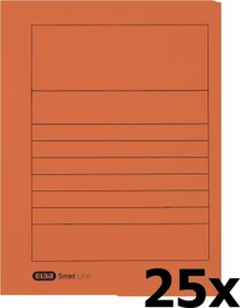 Elba Aktenmappe aus Manilakarton, Dreiflügelmappe, A4, orange