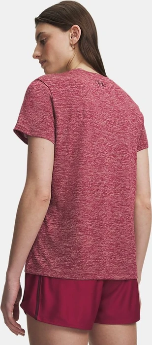 Under Armour Tech V Twist Funktionsshirt kurzarm claret/ox blood (Damen)