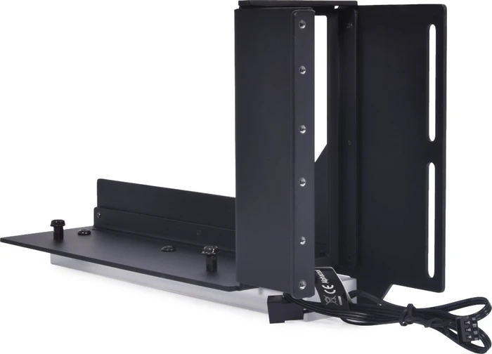 Alphacool Aurora Vertikale GPU Halterung, Riser Card, inkl. PCI-Slot Blende, gewinkelt, PCIe 3.0, 250mm