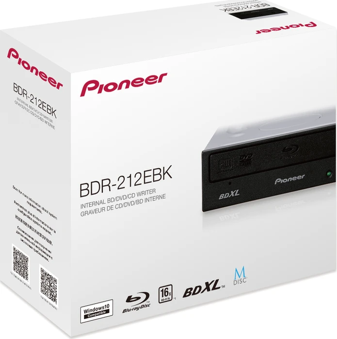 Pioneer BDR-212EBK schwarz, SATA