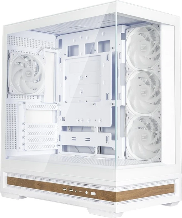 Zalman P40 NAMU White, weiß, Glasfenster