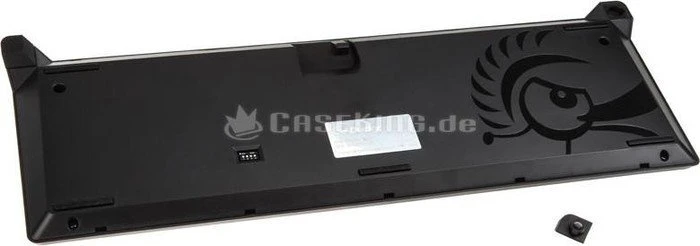 Ducky Shine 4 schwarz, LEDs rot/blau, MX BLUE, USB, DE
