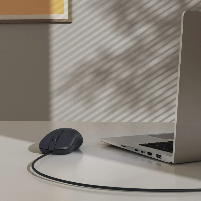Hama CM-200 Silent 4-Button Mouse schwarz, USB