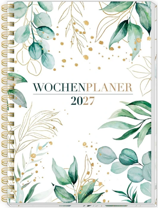 Trötsch Verlag Wochenkalender 2027, A5, Hardcover, Natur, 160 Blatt