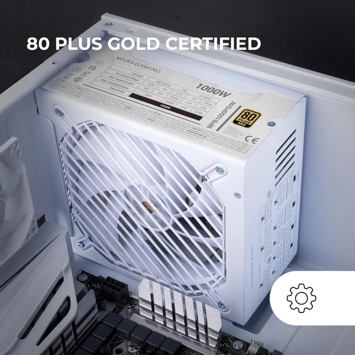 Mars Gaming MPB1000PSIW weiß 1000W, ATX 3.1