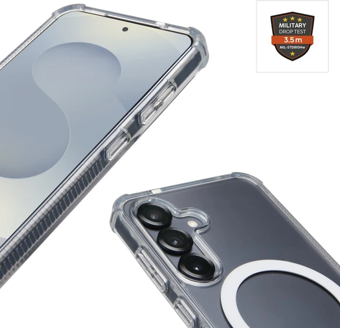 Hama Handyhülle Extreme Protect magnetisch für Samsung Galaxy S25+ transparent