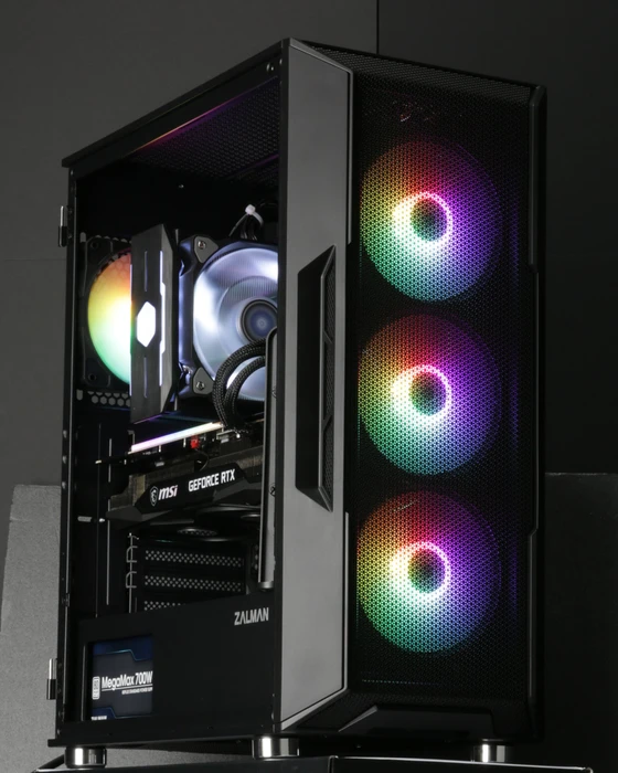 Zalman i3 Neo, schwarz, Glasfenster
