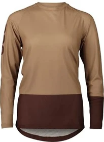 POC MTB Pure LS Trikot langarm jasper brown/axinite brown (Damen)
