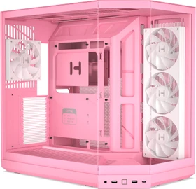 Hyte Y50 Strawberry Milk, rosa, Glasfenster