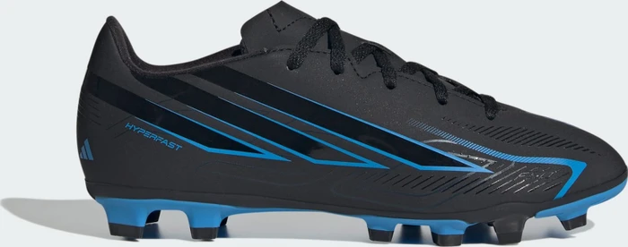 adidas F50 Hyperfast Club FG/MG core black/lucid ray blue (Junior)