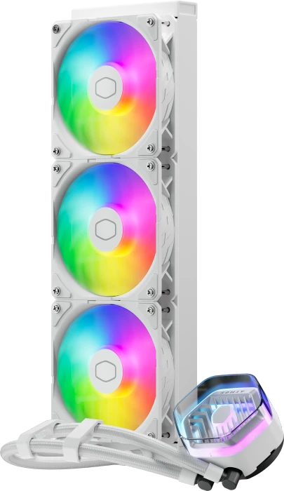 Cooler Master MasterLiquid 360 Atmos White ARGB, weiß