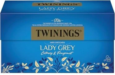 Twinings Lady Grey Tee Beutel, 25 Stück