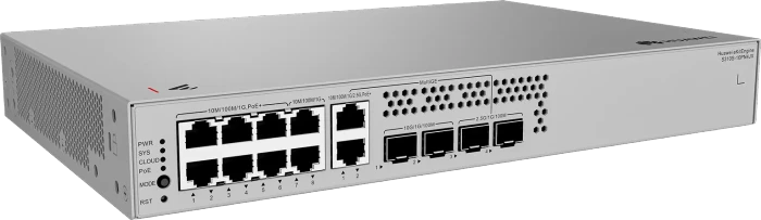 Huawei eKit SME Network eKitEngine S310S Series Desktop Gigabit Managed Switch, 10x RJ-45, 2x SFP, 2x SFP+, 128W PoE+
