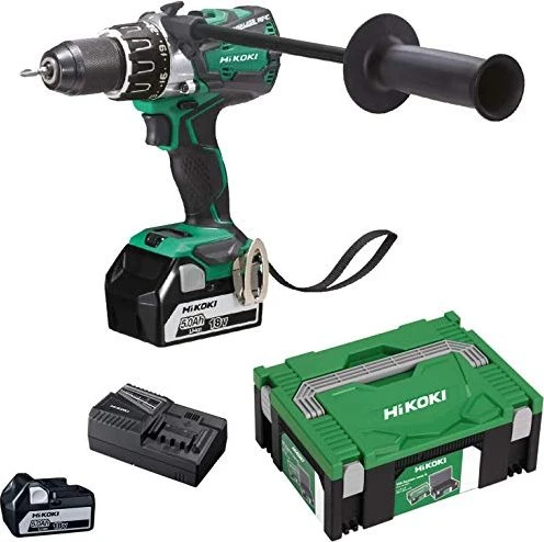 Hikoki DS18DBL2WPZ Akku-Bohrschrauber inkl. Koffer + 2 Akkus 5.0Ah