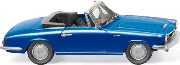 Wiking Klassik Edition Glas 1700 GT Cabrio blau metallic