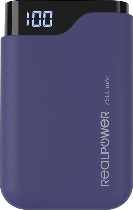 Ultron Powerbank RealPower PB-7500C navy blue