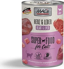 MAC's Cat Herz und Leber Adult, 2.40kg (6x 400g)