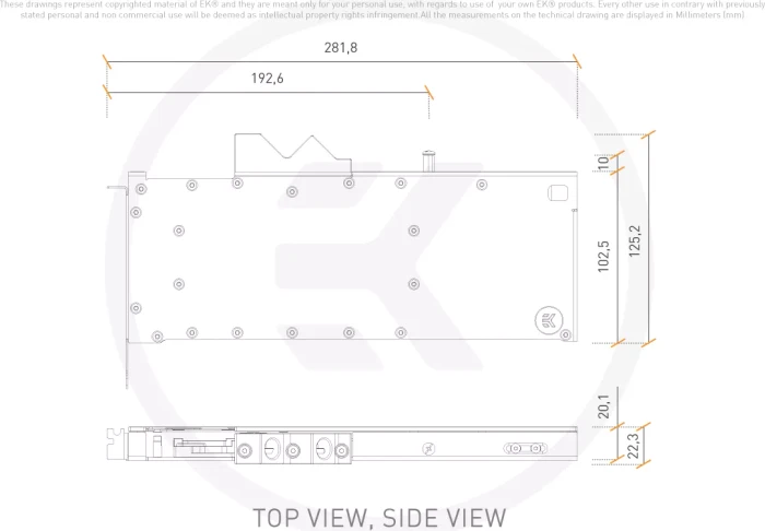 EK Water Blocks EK-Pro GPU WB RTX A5500 Nickel, Inox