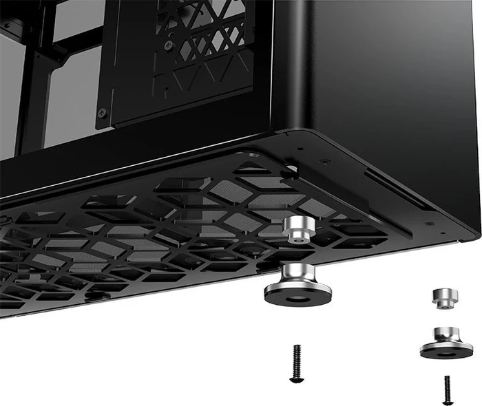 Jonsbo Jonsplus i100 Pro, schwarz, Glasfenster, Mini-ITX