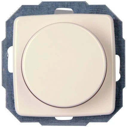 Kopp Rivo Elektronischer Dimmer mit Druck-Wechselschalter, reinweiß (841017083)