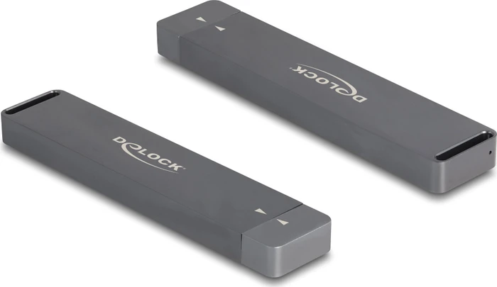 DeLOCK Externes Gehäuse für M.2 PCIe/SATA SSD, USB-A 3.1