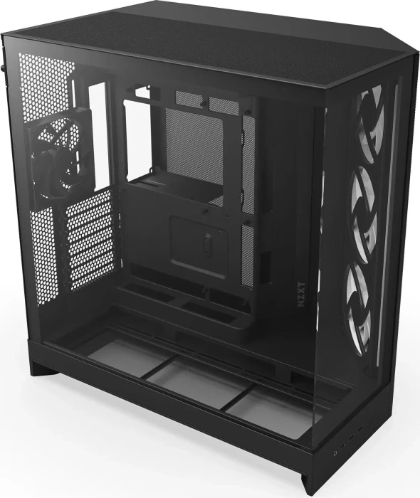 NZXT H9 Flow RGB [2025] Black, schwarz, Glasfenster