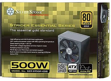 SilverStone Strider Essential Series Gold 500W, ATX 2.3