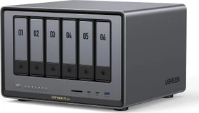 Ugreen NASync DXP6800 Plus, 8GB RAM, 1x RJ-45 10GBase-T, 1x RJ-45 2.5GBase-T