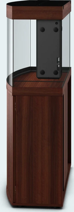 Juwel Vision 180 LED Aquarium-Set mit Unterschrank, dunkles Holz/dunkles Holz, 180l