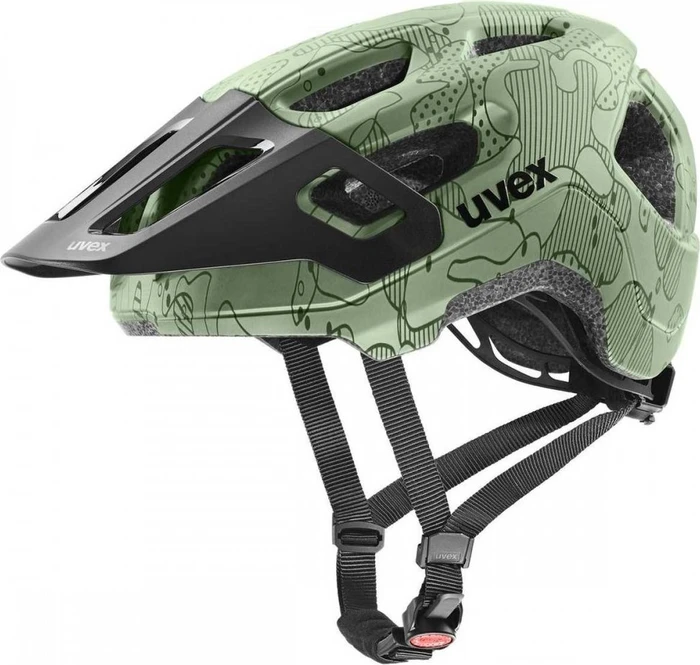 UVEX React Kinderhelm moss green altimeter