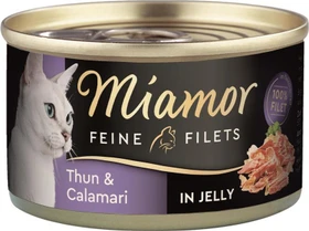 Finnern Miamor Feine Filets Thunfisch und Calamari, 2.40kg (24x 100g)