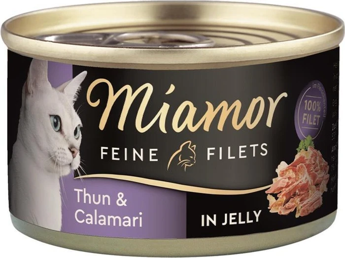 Finnern Miamor Feine Filets Thunfisch und Calamari, 2.40kg (24x 100g)