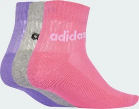 adidas Linear Ankle Socken true pink/pink fusion/violet fusion/medium grey heather, 5 Paare (Junior)