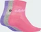 adidas Linear Ankle Socken true pink/pink fusion/violet fusion/medium grey heather, 5 Paare (Junior) Vorschaubild