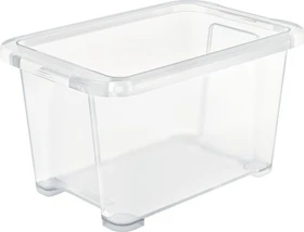 Rotho Evo Easy Storage Aufbewahrungsbox, 1.2l, transparent/transparent