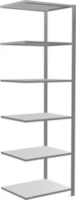 Schulte Lagertechnik Multiplus 150 Anbauregal 75x250x60cm verzinkt