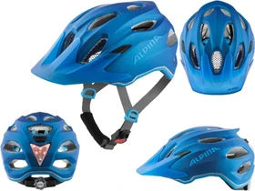 Alpina Carapax Jr. Flash Kinderhelm true blue matt