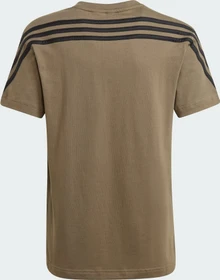 adidas Future Icons 3-Streifen T-Shirt kurzarm olive strata/black (Junior)