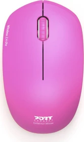 Port Designs Wireless Mouse Collection rosa, USB