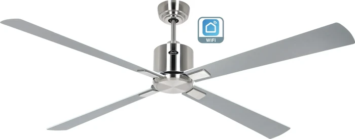 CasaFan Eco Neo III 152 BN-WE/LG WiFi Deckenventilator wenge/silber/chrom