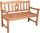 Garden Pleasure Home Gartenbank 2-Sitzer braun (940299)
