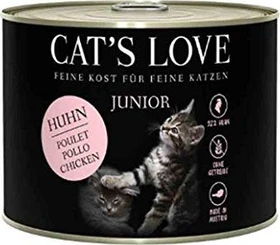Cat's Love Junior Huhn Pur mit Seealgen und Distelöl, 1.20kg (6x 200g)