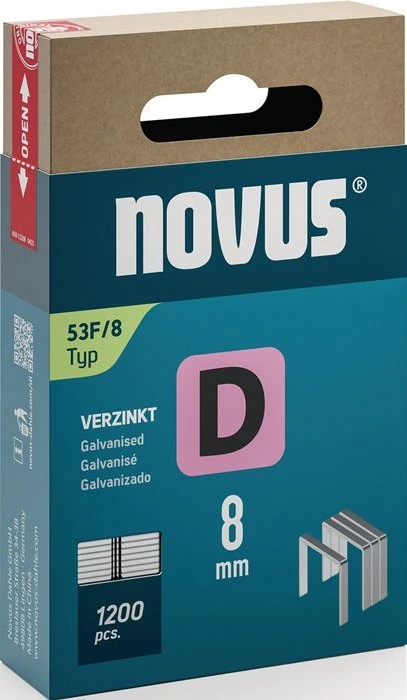 Novus Typ 53 F Tacker-Klammern